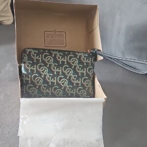 Coach Monogram Wristlet